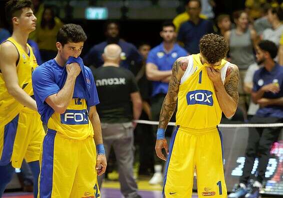 הרבע השלישי היה קשה לצפייה. מכבי תל אביב // צילום: אלן שיבר